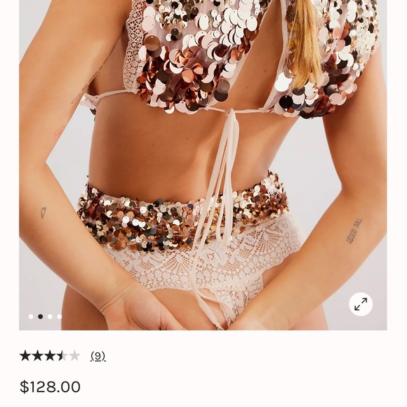 Free People Main Character in Rose Gold. Worn once for an event! - Picture 6 of 6